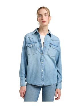 Lee Lee camicia di jeans 112363425 Blu Regular Fit