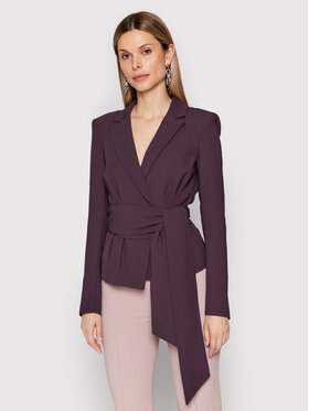 Patrizia Pepe Patrizia Pepe Marynarka 8S0431/A3ZJ-M424 Fioletowy Slim Fit
