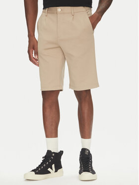 Lindbergh Lindbergh Шорти от плат 30-506062 Бежов Regular Fit