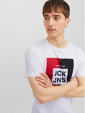 Jack&Jones T-shirt 12235179 Bijela Regular Fit