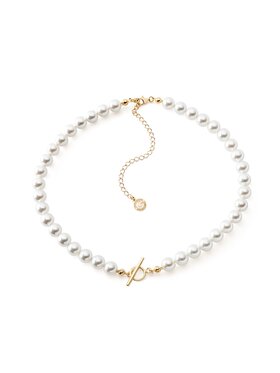 Giorre Giorre Choker Z perłą 6940_25660 Żółte złocenie