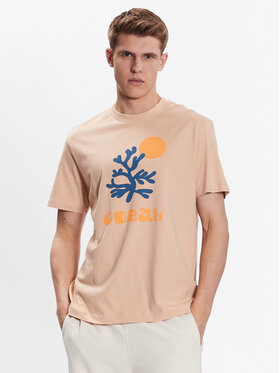 Outhorn Outhorn T-Shirt TTSHM461 Beżowy Regular Fit