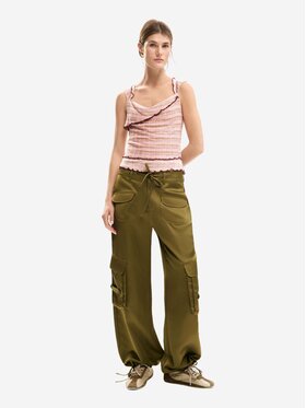 Desigual Desigual Top TS_VILNA Pomarańczowy Regular Fit