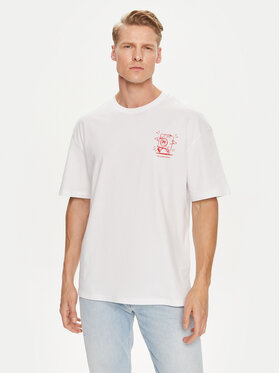 Jack&Jones Jack&Jones T-shirt Bradley 12264405 Bijela Wide Fit