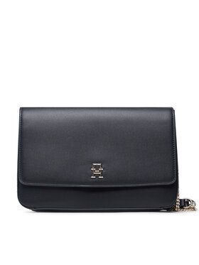 Tommy Hilfiger Tommy Hilfiger Torebka Th Timeless Flap Crossover AW0AW14487 Granatowy