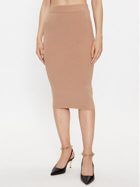 Glamorous Glamorous Ravno krilo AC2917B Bež Slim Fit