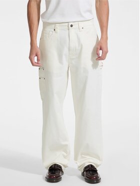 Guess Jeans Guess Jeans Spodnie materiałowe 176185 Beżowy Regular Fit