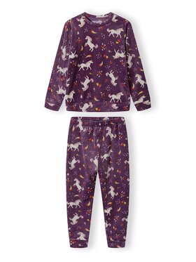 MINOTI MINOTI Piżama 20pj3 Fioletowy Regular Fit