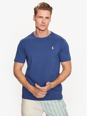 Polo Ralph Lauren Polo Ralph Lauren T-Shirt 710671438310 Granatowy Slim Fit