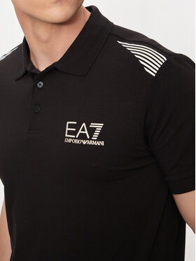 EA7 Emporio Armani Polo 3DPF51 PJULZ 1200 Crna Regular Fit