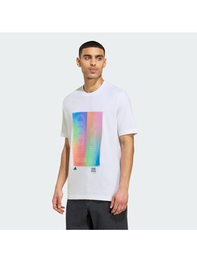 adidas adidas T-Shirt 164396 Biały Regular Fit