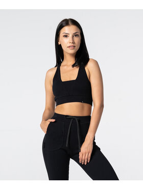 Carpatree Carpatree Biustonosz sportowy MellowRib Czarny