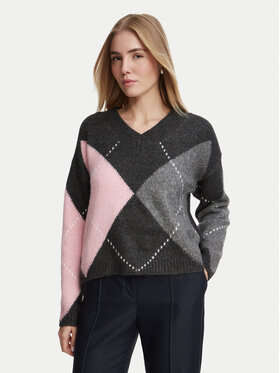 Morgan Morgan Pulover 262-MFELICI Temno siva Relaxed Fit