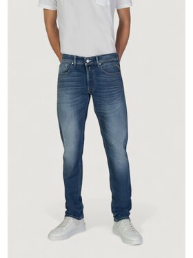 REPLAY REPLAY Spodnie garniturowe M1008.000.285 882 Niebieski Regular Fit