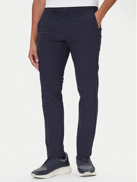 BOSS BOSS Kalhoty z materiálu T_Commuter 50544245 Tmavomodrá Slim Fit