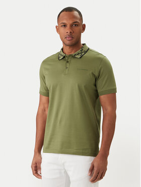 KARL LAGERFELD KARL LAGERFELD Polo 745010 562200 Zielony Regular Fit