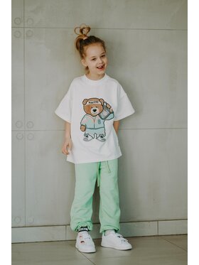 Bejbi Story Bejbi Story T-Shirt T-shirt oversize Funky Teddy Écru Oversize