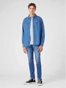 Wrangler Wrangler Jeansy Bryson 813 W14XYLZ71 112330721 Niebieski Skinny Fit