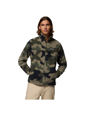 Columbia Columbia Felpa di pile Columbia Steens Mountain Printed Jacket Verde Regular Fit