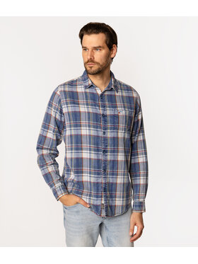 Lee Cooper Lee Cooper Koszula WILL 1119 Niebieski Regular Fit