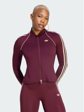 adidas adidas Bluza techniczna 168502 Bordowy Slim Fit