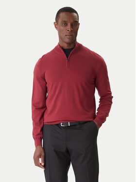 BOSS BOSS Svetr Ebenji 50528300 Červená Regular Fit