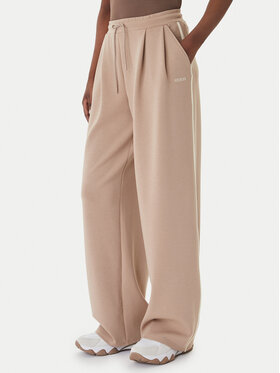 Guess Guess Παντελόνι φόρμας V6GB01 K2914 Μπεζ Wide Leg
