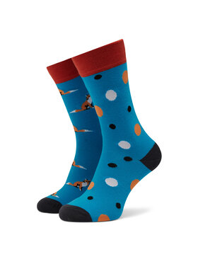 Funny Socks Funny Socks Visoke nogavice Unisex Fox SM1/10 Modra