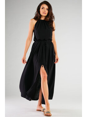 Infinite You Infinite You Sukienka letnia M263 Czarny Basic Fit