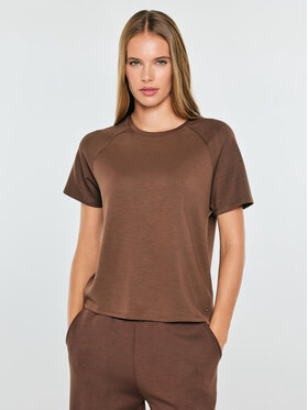 BIG STAR BIG STAR T-Shirt LUANA Brązowy Comfort Fit