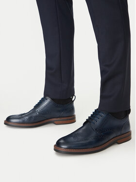 Clarks Clarks Nizki čevlji Aldwin Limit 26178471 Mornarsko modra