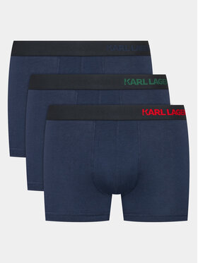 KARL LAGERFELD KARL LAGERFELD Lot de 3 boxers 230M2100 Bleu marine