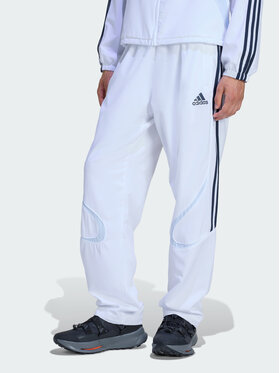 adidas adidas Spodnie materiałowe 152583 Biały Loose Fit