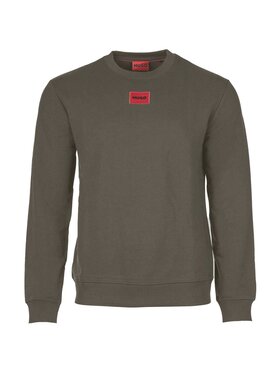 HUGO Hugo Sweter 26056 Brązowy Comfort Fit