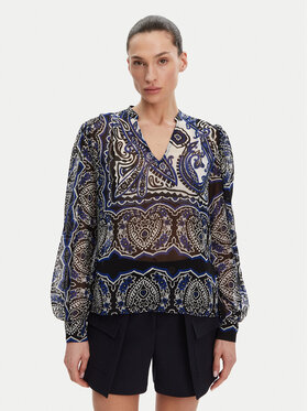 Morgan Morgan Bluzka 251-OJAL.F Granatowy Regular Fit