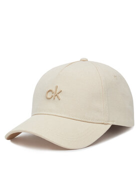 Calvin Klein Calvin Klein Czapka z daszkiem Raised Embroidery K60K613118 Écru