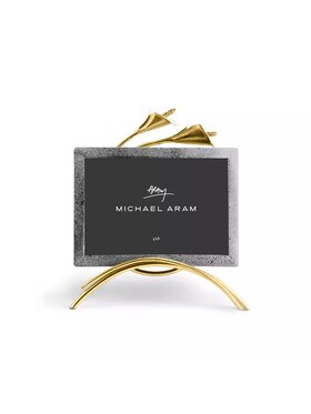 Michael Aram Michael Aram Ramka na zdjęcia Calla Lily Midnight Srebrny