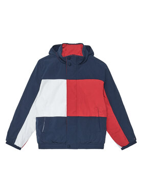 Tommy Hilfiger Tommy Hilfiger Kurtka przejściowa KS0KS00704 Granatowy Regular Fit