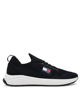 Tommy Jeans Tommy Jeans Sneakersy Runner Kntitted EM0EM01555 Czarny