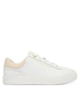 Tommy Hilfiger Tommy Hilfiger Sneakersy Casual Cupsole Sneaker FW0FW09020 Biały