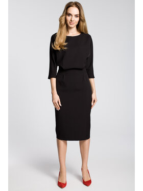 Made of Emotion Made of Emotion Sukienka koktajlowa M360 Czarny Girl Fit