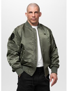 PITBULL PITBULL Kurtka przejściowa MA-1 AKRON Zielony Regular Fit