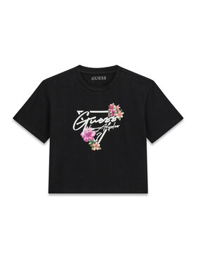Guess Guess Tricou J6GI15 K6YW4 Negru Relaxed Fit