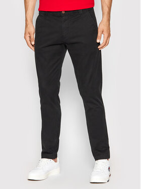 Tommy Jeans Tommy Jeans Chinosy Scanton DM0DM09595 Czarny Slim Fit