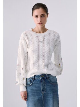 Liu Jo Liu Jo Cardigan WF6090MS05110701 Bianco Regular Fit