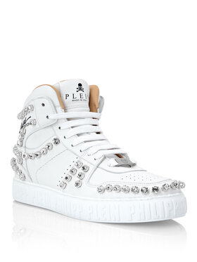 PHILIPP PLEIN PHILIPP PLEIN Sneakersy 4771 Biały