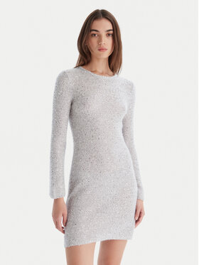 Marella Marella Kötött ruha Arles 2523326042 Ekru Slim Fit