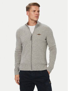 Aeronautica Militare Aeronautica Militare Kardigāns 262MA1646UL00924 Pelēks Regular Fit