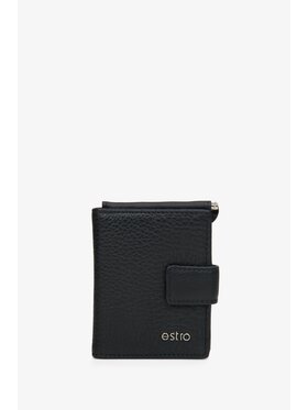 Estro Estro Μικρό Πορτοφόλι Ανδρικό ER00114459 Μαύρο