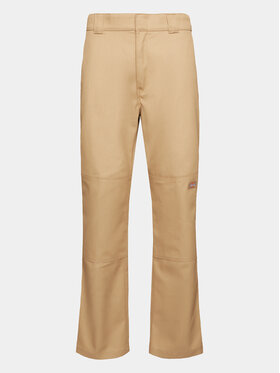 Dickies Dickies Pantaloni di tessuto Double DK0A4XZE Cachi Slim Fit